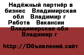 Надёжный партнёр в бизнес - Владимирская обл., Владимир г. Работа » Вакансии   . Владимирская обл.,Владимир г.